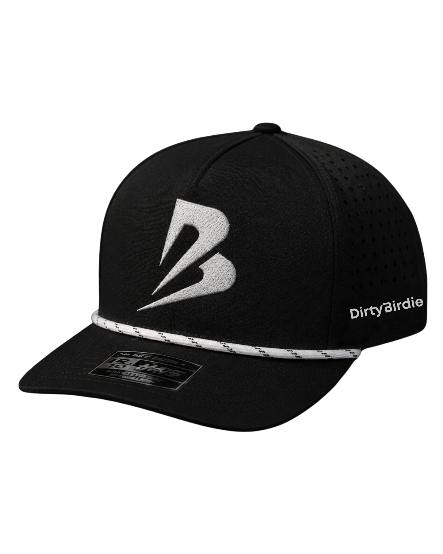 1010 Hats R615 5-panel with rope black