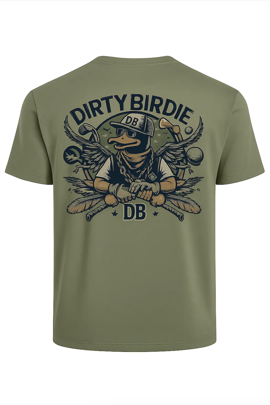 Comfort Colors duck hunting & golf graphic tshirt - Dirty Birdie
