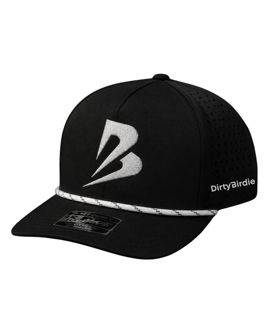 1010 Hats R615 5-panel with rope black