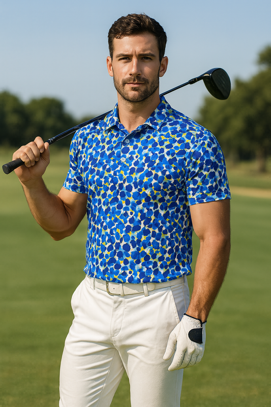 lightweight, moisture wicking performance golf polo - Dirty Birdie 