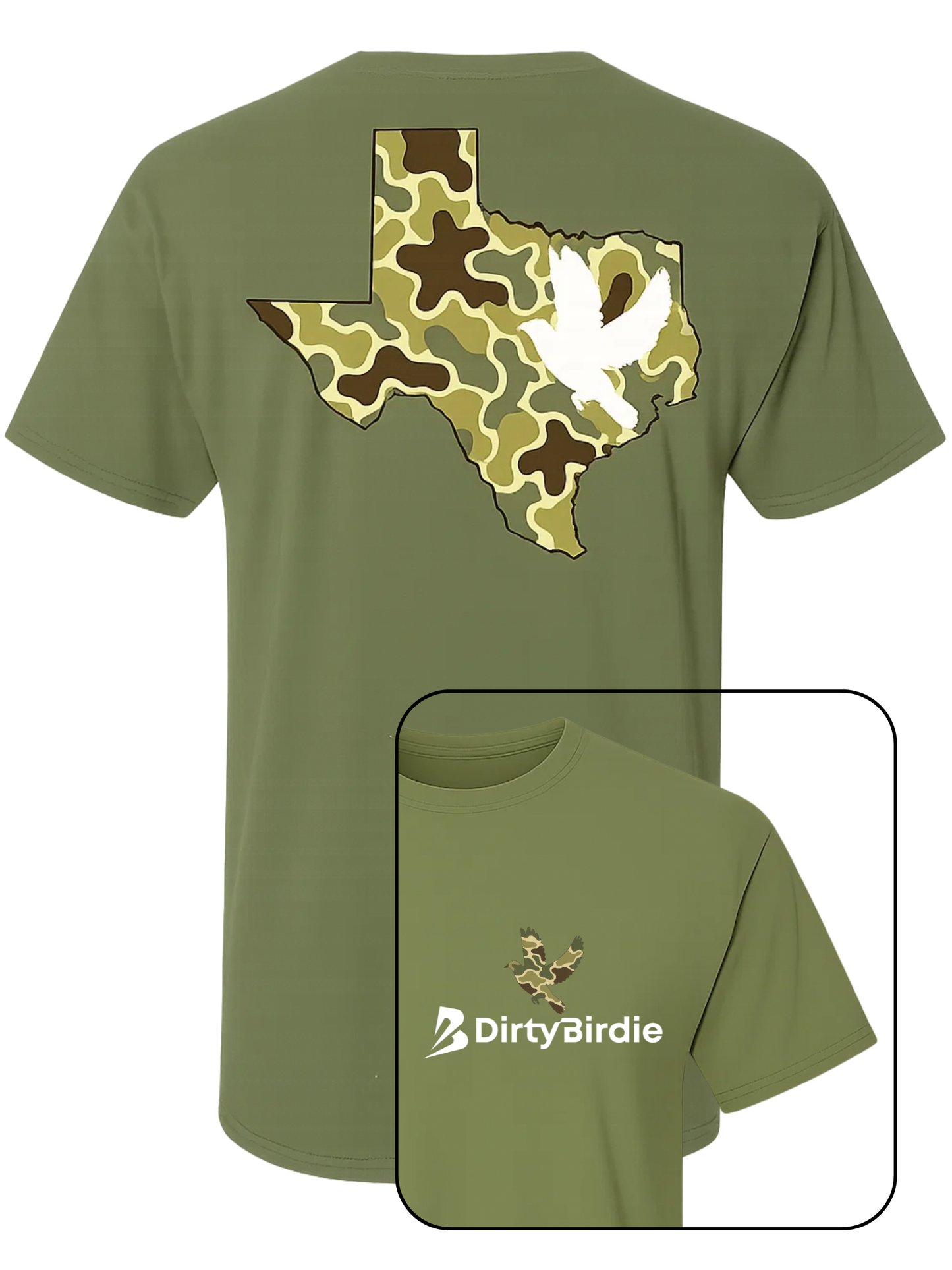 Comfort Colors dove hunting graphic tshirt - Dirty Birdie