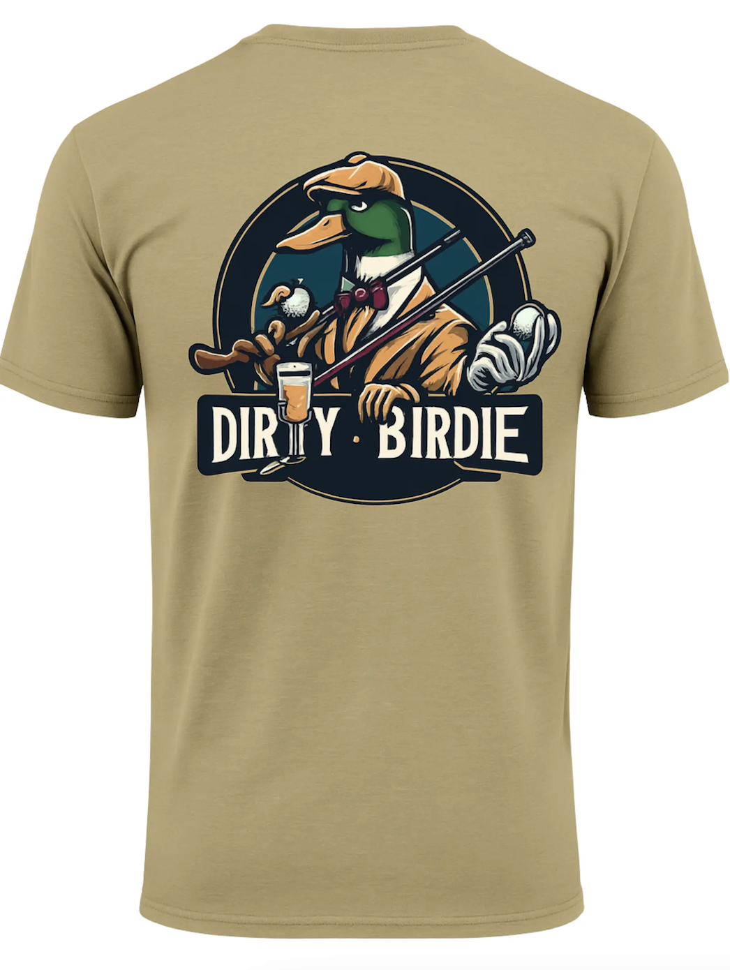 Comfort Colors duck hunting & golf graphic tshirt - Dirty Birdie