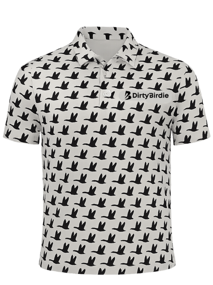 lightweight, moisture wicking performance golf polo - Dirty Birdie 