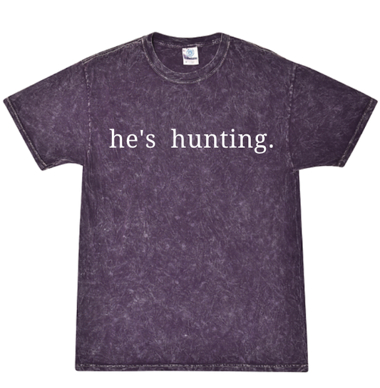 vintage tshirt - he's hunting - Dirty Birdie