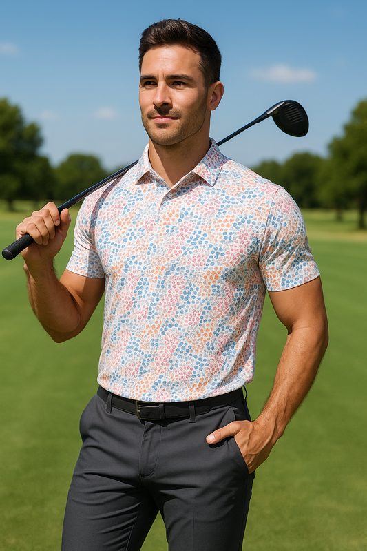 lightweight, moisture wicking performance golf polo - Dirty Birdie 