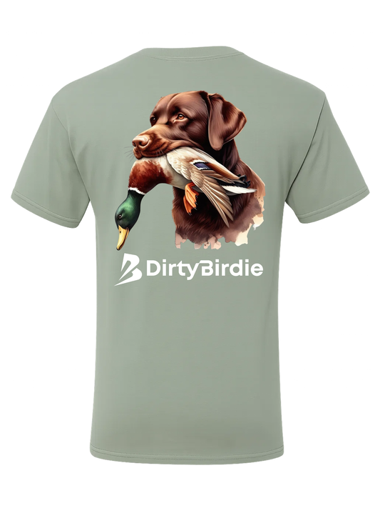 Comfort Colors dog & duck hunting graphic tshirt - Dirty Birdie