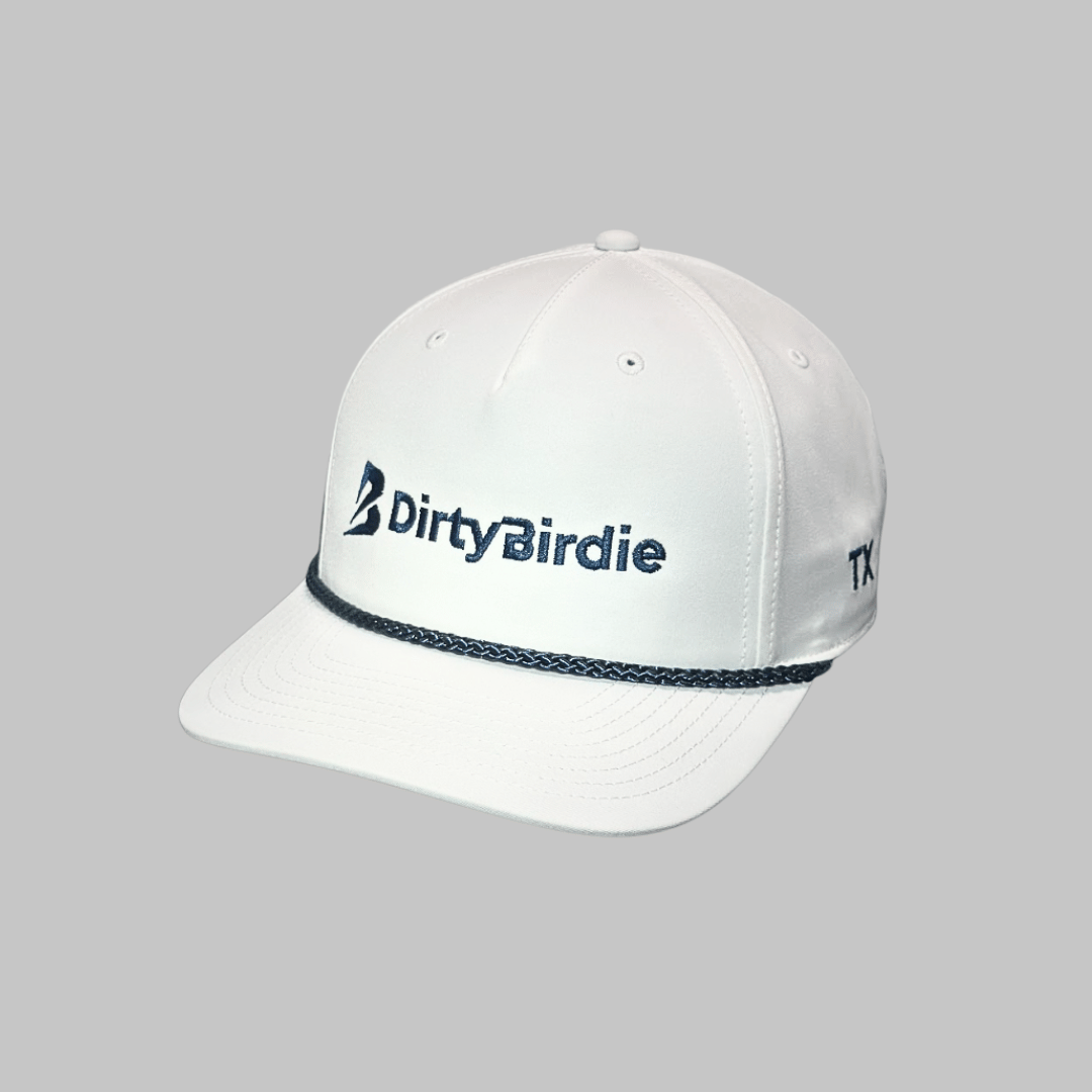 Richardson 258 White with navy rope - Dirty Birdie 