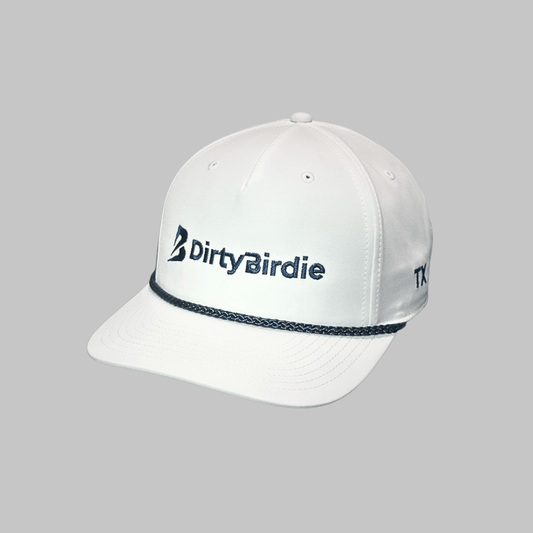 Richardson 258 White with navy rope - Dirty Birdie 